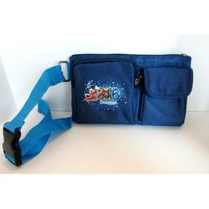 Disneyland Dark Blue Belt Bag Purse Adjustable Fanny Pack 2016 Limited Edition